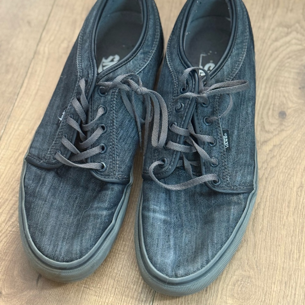 Vans Men's Denim Gray Sneakers